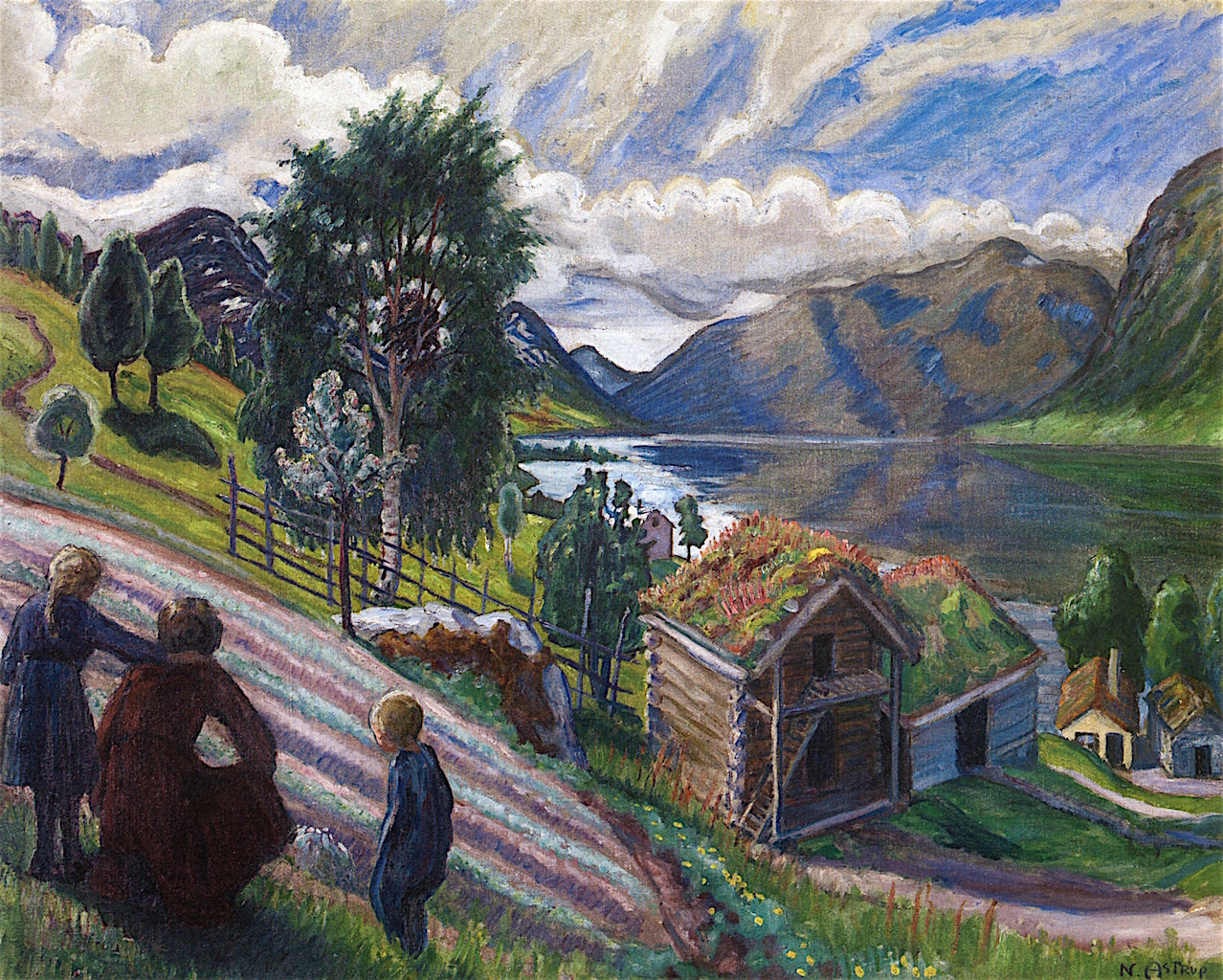 Growing Season Weather by Nicolai Astrup,16x12(A3) Poster