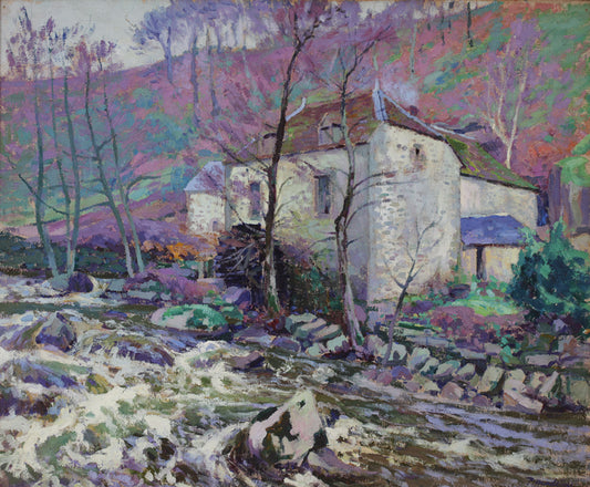 Le Moulin de la Folie, vintage artwork by Paul Madeline, 12x8" (A4) Poster