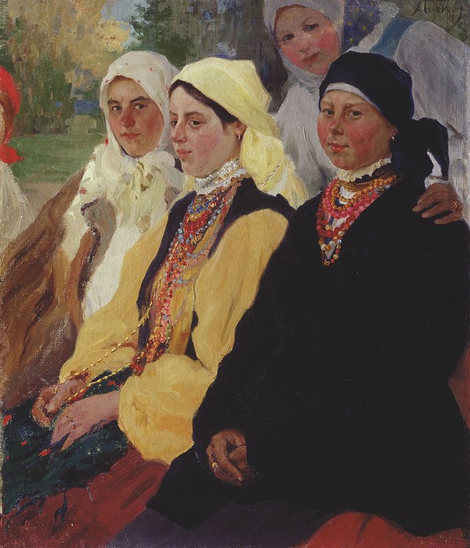 Peasant Women by Alexander Buchkuri,A3(16x12")Poster