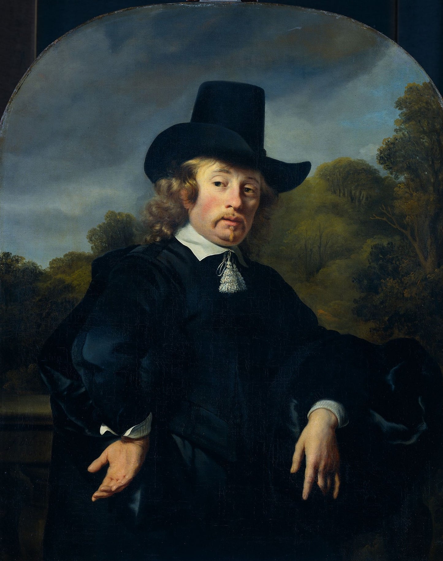Roelof Meulenaer, Postmaster of Antwerp, vintage artwork by Ferdinand Bol, 12x8" (A4) Poster