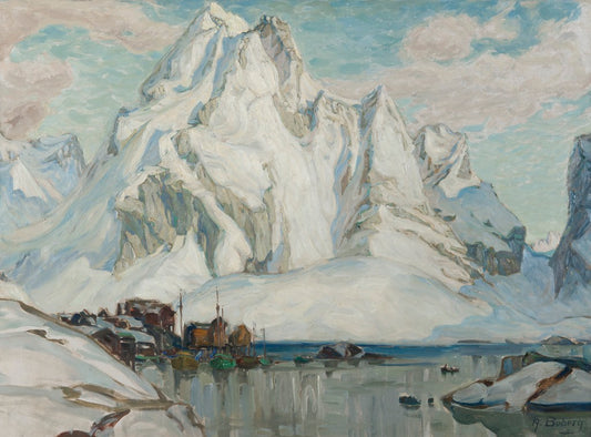 After the Massacre. Study from North Norway, vintage artwork by Anna Boberg, 12x8" (A4) Poster