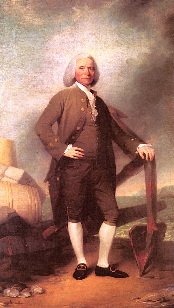 Patrick Tracy, vintage artwork by John Trumbull, 12x8" (A4) Poster