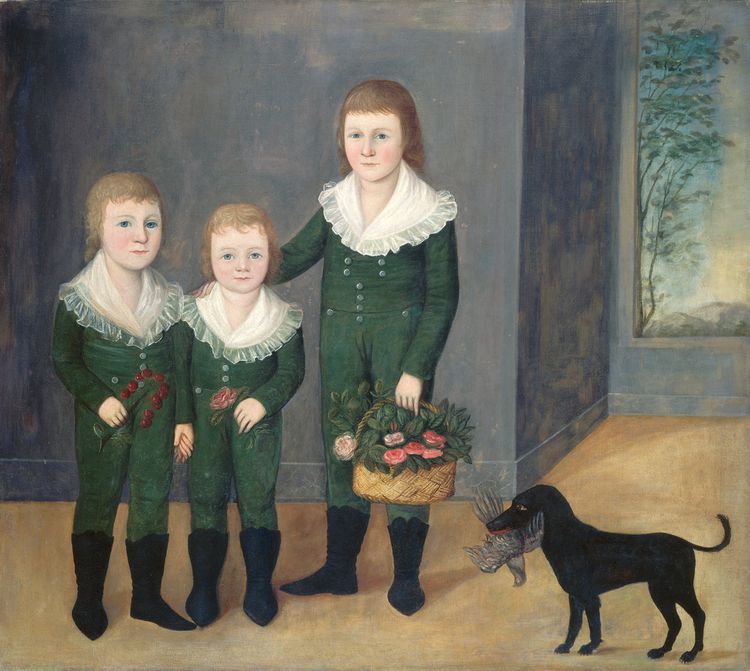 The Westwood Children, vintage artwork by Joshua Johnson, 12x8" (A4) Poster