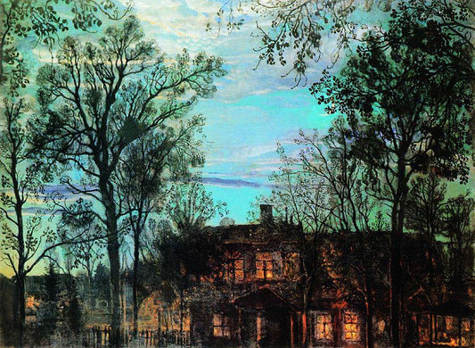 The New Moon by Isaak Brodsky,16x12(A3) Poster