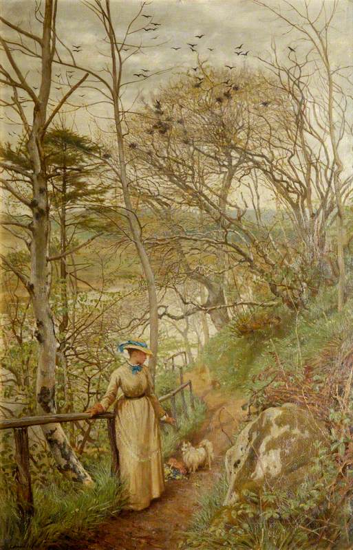 On Deeside, vintage artwork by Frederick George Cotman, 12x8" (A4) Poster