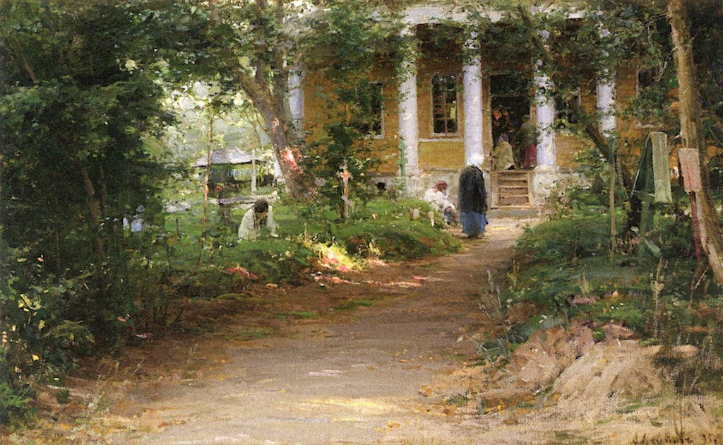 To Vespers by Abram Efimovich Arkhipov,A3(16x12")Poster