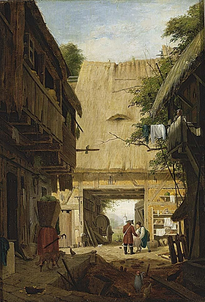 The Tax Collectors, vintage artwork by Otto Wagner, A3 (16x12") Poster Print