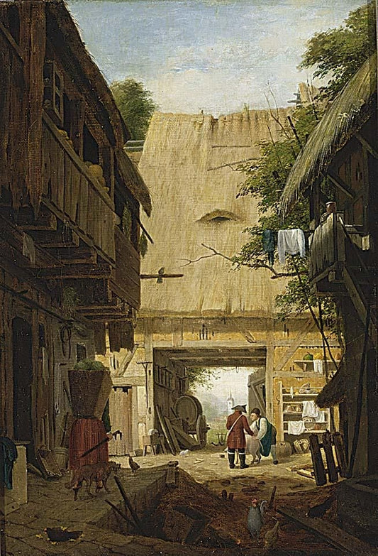 The Tax Collectors, vintage artwork by Otto Wagner, A3 (16x12") Poster Print