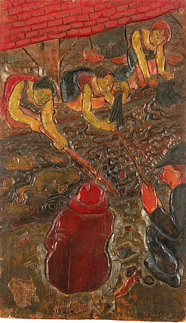 Laundry at Ivry by Georges Lacombe,A3(16x12")Poster