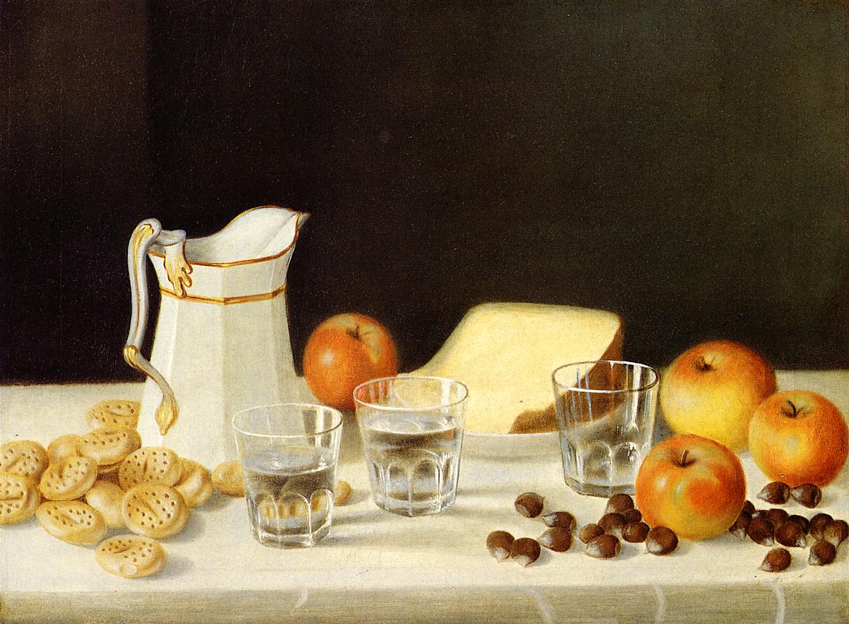Cheese, Crackers and Chestnuts, vintage artwork by John F. Francis, A3 (16x12") Poster Print