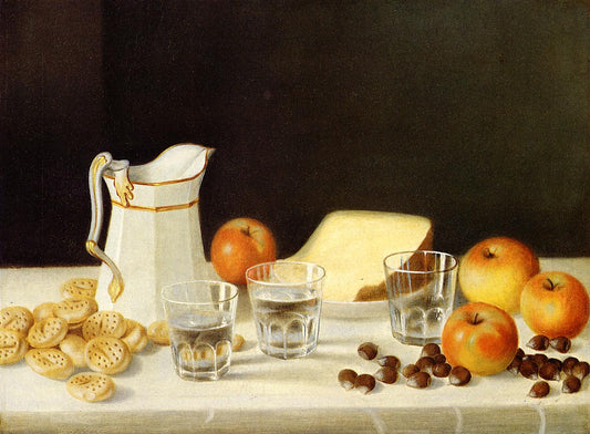 Cheese, Crackers and Chestnuts, vintage artwork by John F. Francis, A3 (16x12") Poster Print