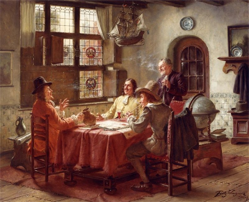 Traveller's Tale by Fritz Wagner,16x12(A3) Poster