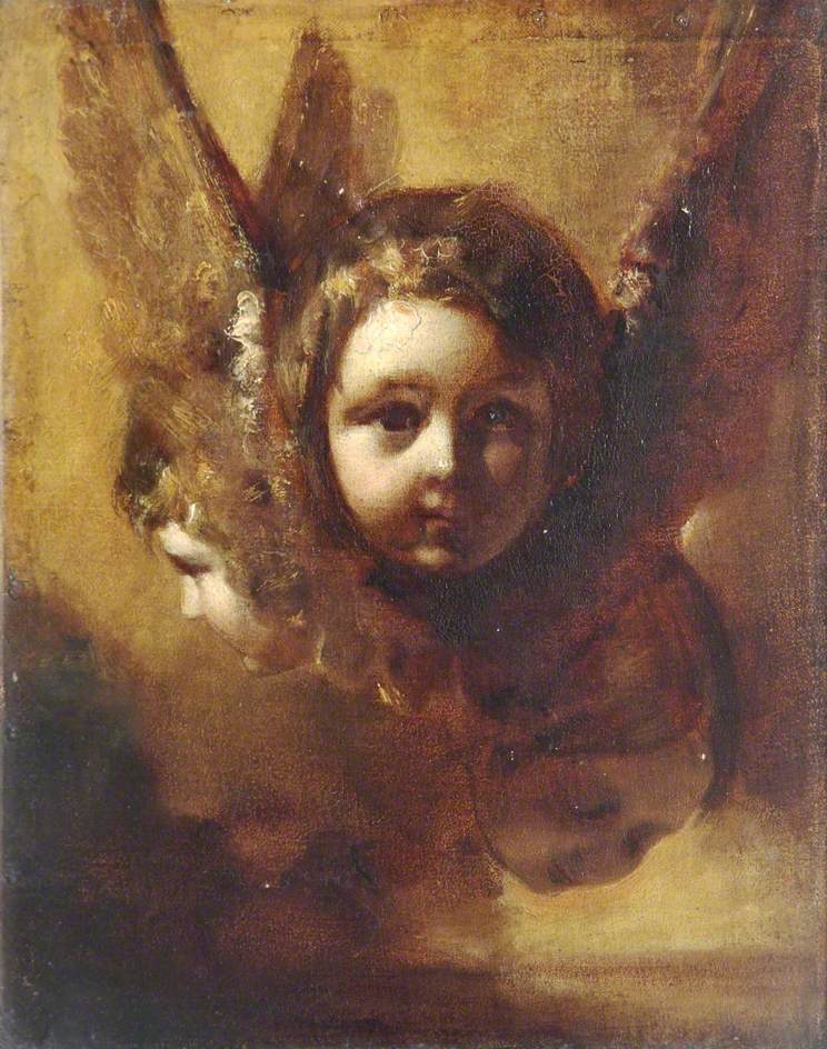Cherubim, vintage artwork by Henry Le Jeune, A3 (16x12") Poster Print