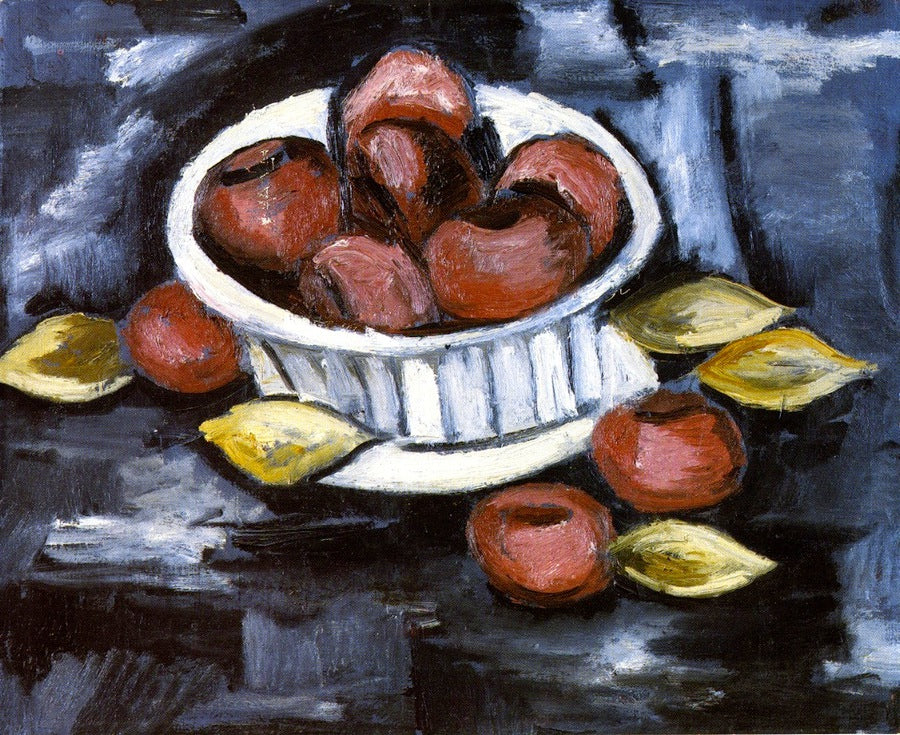 Compote of Fruits, vintage artwork by Marsden Hartley, 12x8" (A4) Poster