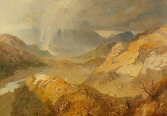 Landscape near Ambleside, vintage artwork by James Baker Pyne, A3 (16x12") Poster Print