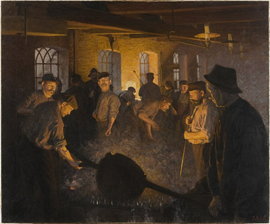 An Iron Foundry by Jens Birkholm,A3(16x12")Poster