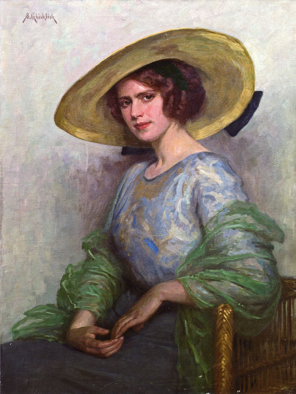 Countess conn Luxemburg by Simon Glucklich,A3(16x12")Poster