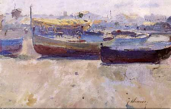 Barcas by Jose Navarro llorens,A3(16x12")Poster