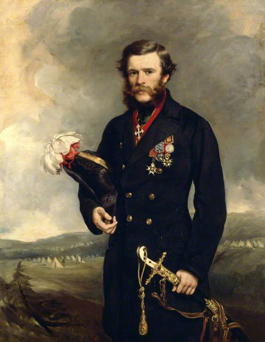 General, the Right Honourable Sir Percy Egerton Herbert, vintage artwork by Sir Francis Grant, P.R.A., A3 (16x12") Poster Print