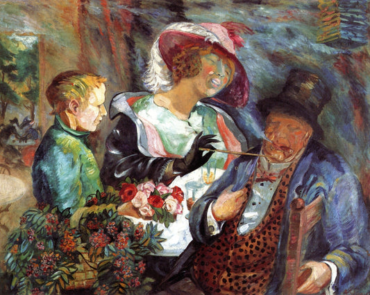After the Performance, vintage artwork by Aksel Waldemar Johannessen, 12x8" (A4) Poster