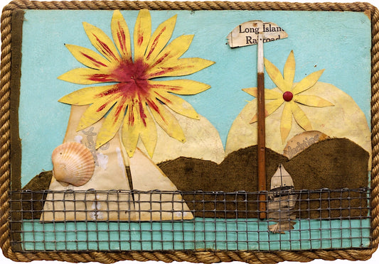 Huntington Harbor, vintage artwork by Arthur Dove, 12x8" (A4) Poster