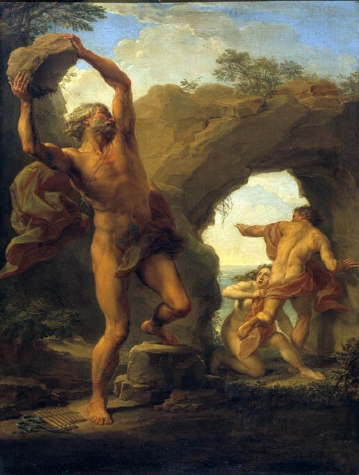 Acis and Galatea, vintage artwork by Pompeo Batoni, 12x8" (A4) Poster