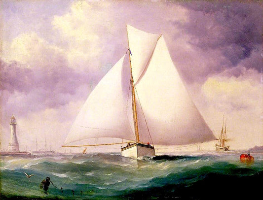 The Spinnaker Sail, vintage artwork by Nicholas Matthew Condy, A3 (16x12") Poster Print