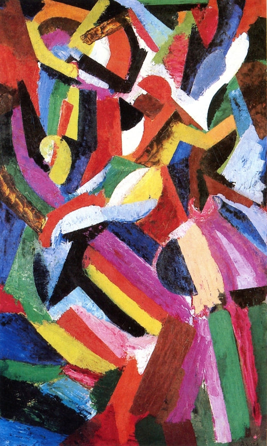 Composition III, vintage artwork by Patrick Henry Bruce, 12x8" (A4) Poster