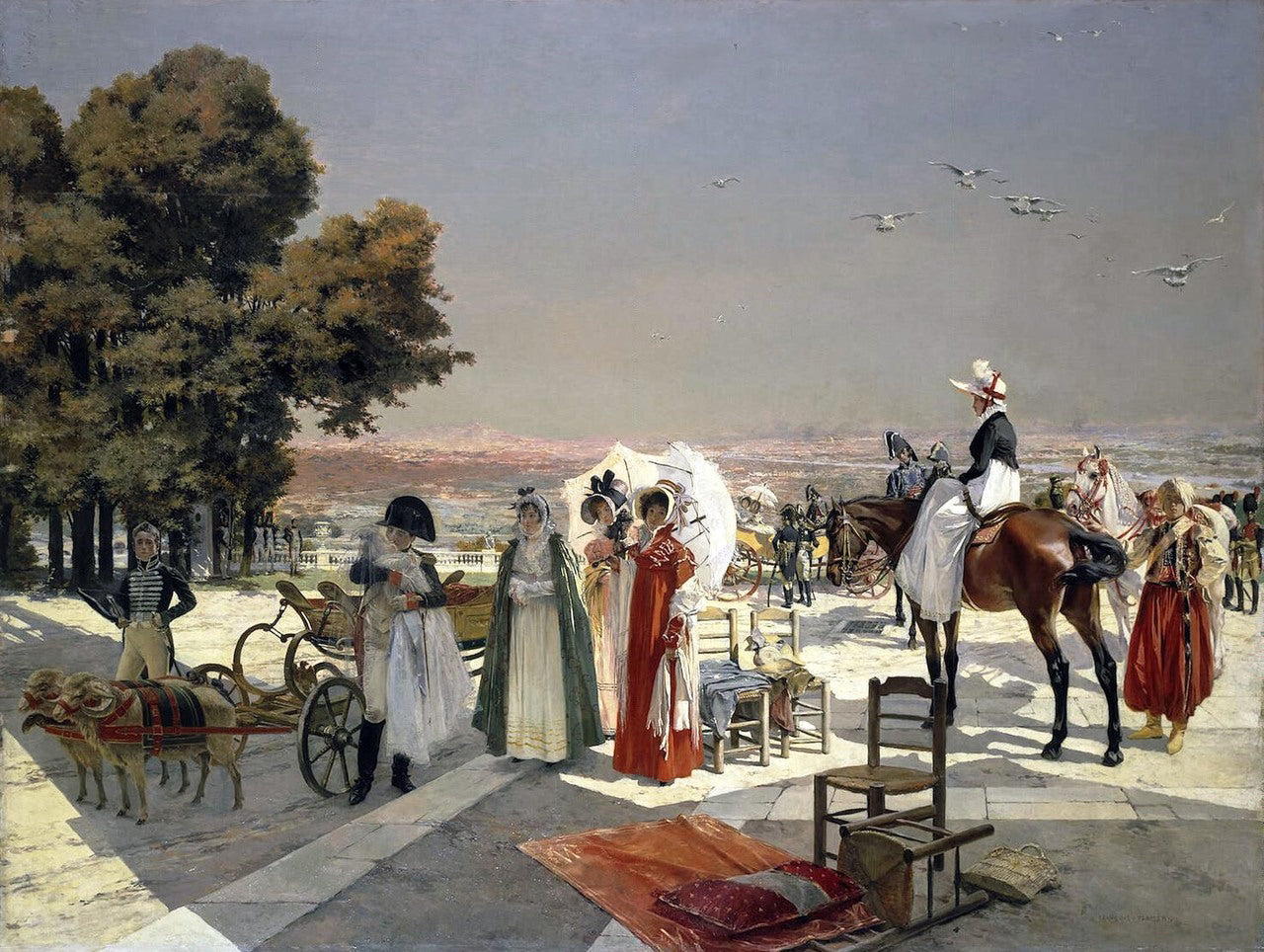  the King of Rome at Saint-Cloud in 1811 by Francois Flameng,A3(16x12")Poster