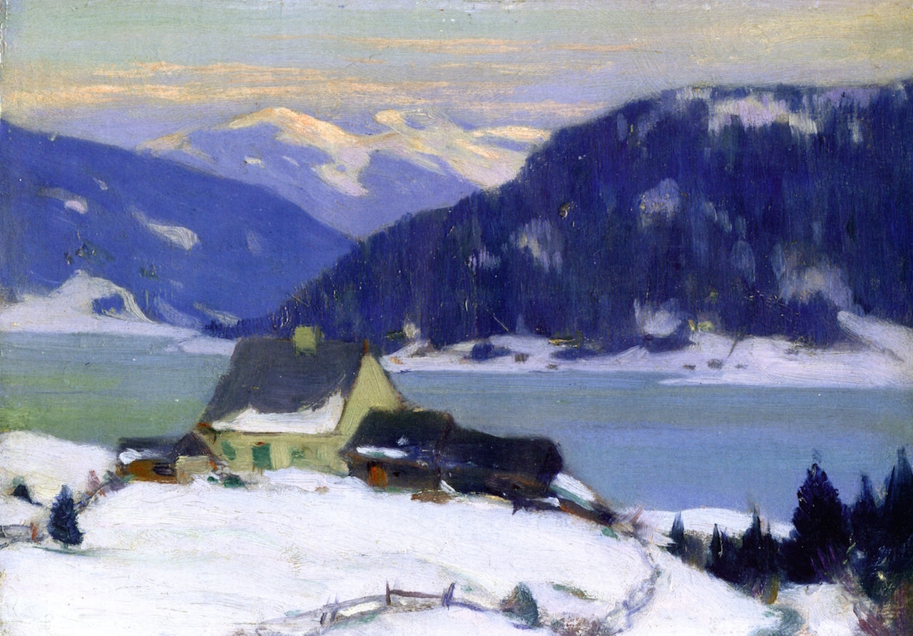 Lac de Charlevoix by Clarence Gagnon,16x12(A3) Poster