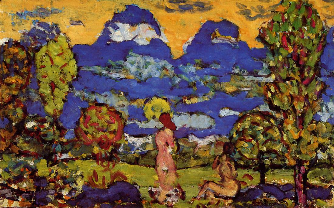 Blue Mountains by Maurice Prendergast,A3(16x12")Poster