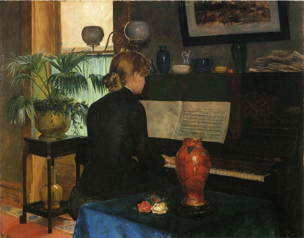 Moment Musicale by Charles Frederic Ulrich,A3(16x12")Poster
