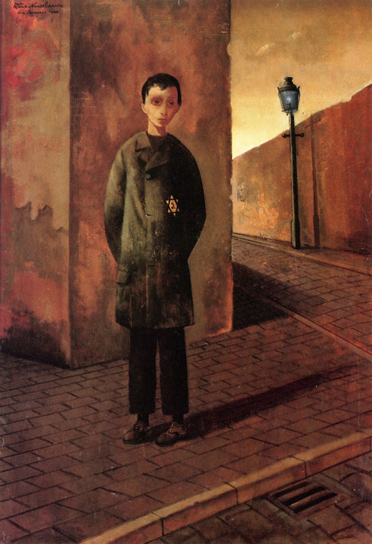 Jaqui in the Street by Felix Nussbaum,16x12(A3) Poster