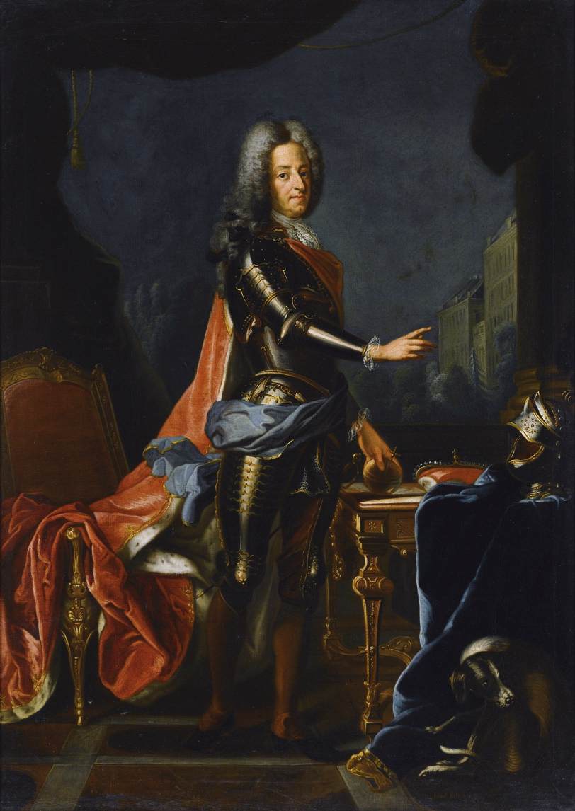 King William III of England, vintage artwork by Constantin Netscher, 12x8" (A4) Poster