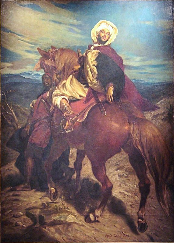 King Boabdil Bids Farewell to Granada, vintage artwork by Alfred Dehodencq, A3 (16x12") Poster Print