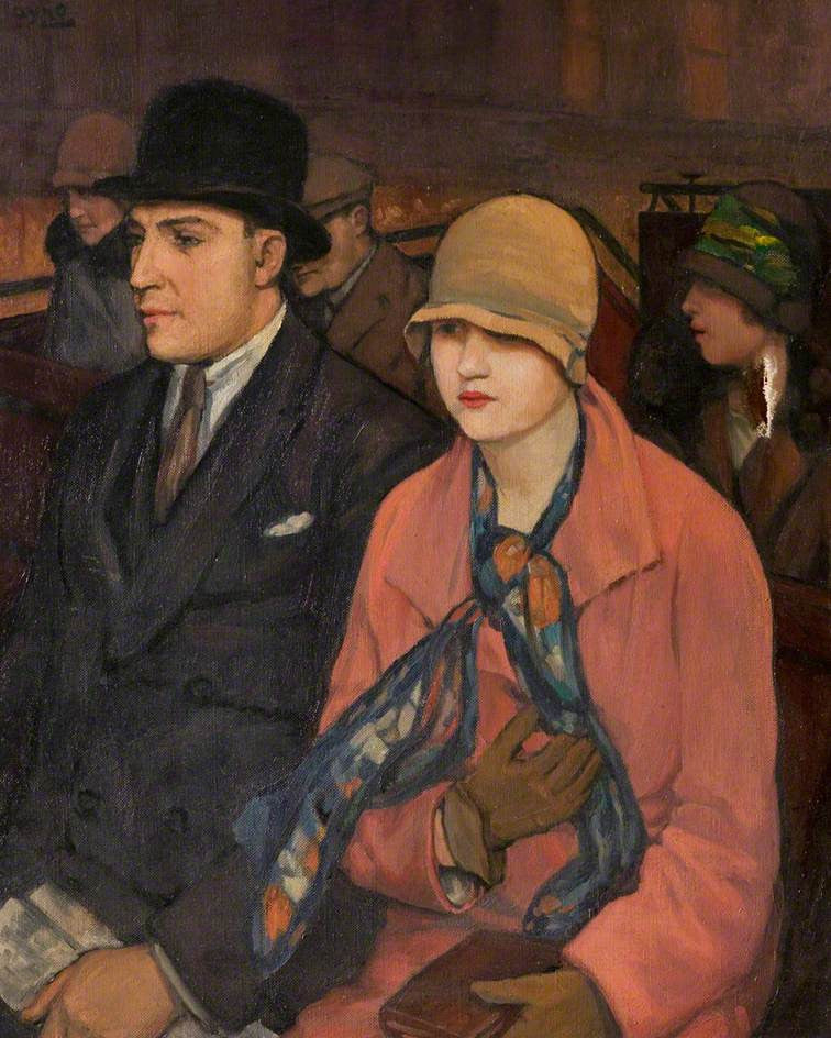 The Top of the Bus by Mabel Frances Layng,16x12(A3) Poster