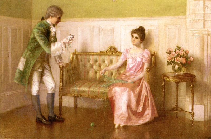 The Enganglement, vintage artwork by De Scott Evans, 12x8" (A4) Poster