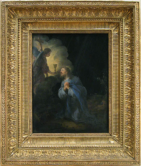 Christ in the Garden of Olives, vintage artwork by Bartolome Esteban Murillo, 12x8" (A4) Poster