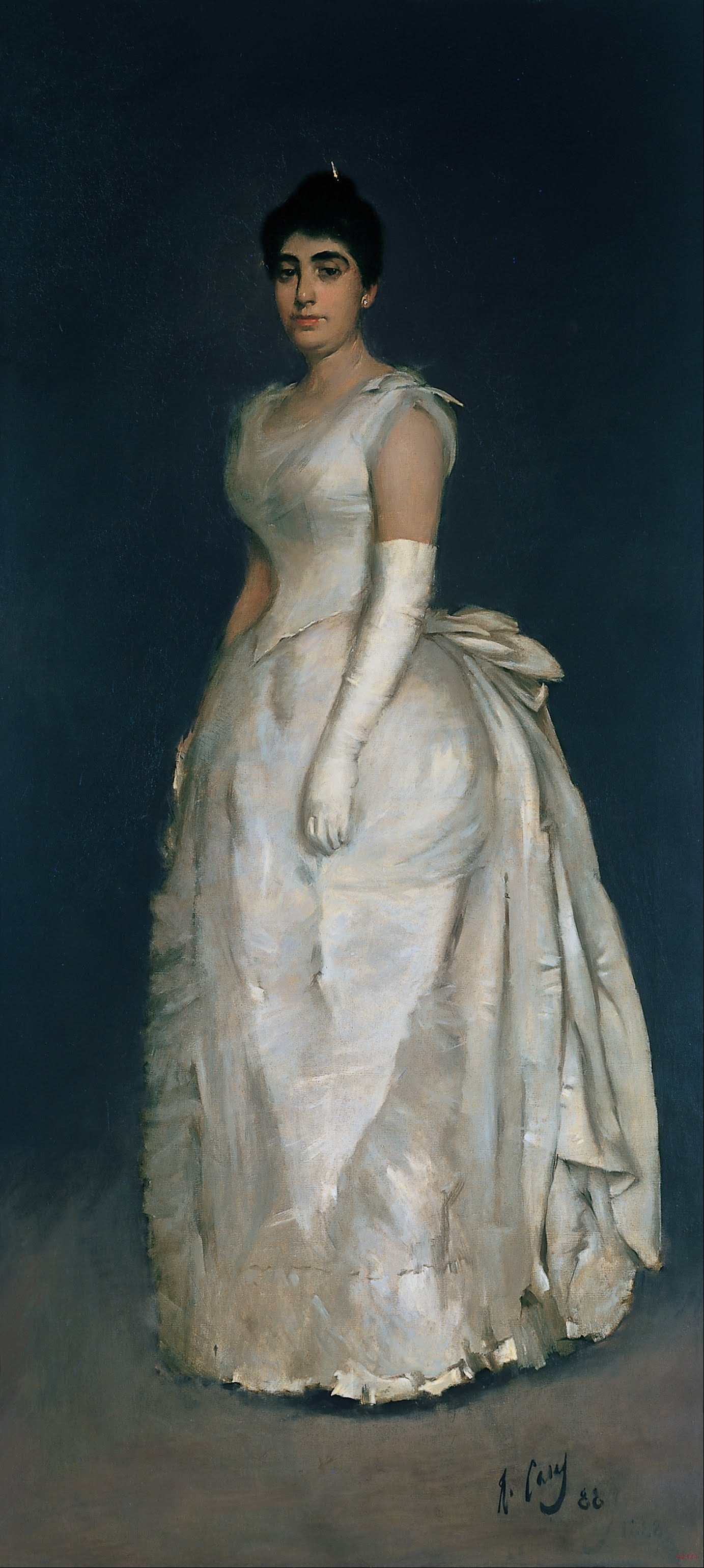 Montserrat Casas, vintage artwork by Ramon Casas y Carbó, 12x8" (A4) Poster