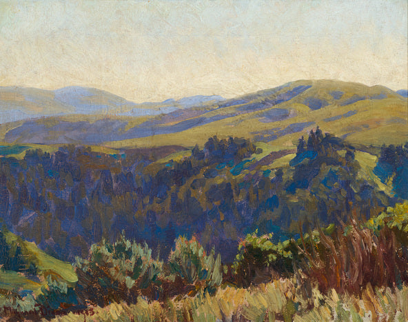 November Morning, vintage artwork by Maynard Dixon, 12x8" (A4) Poster