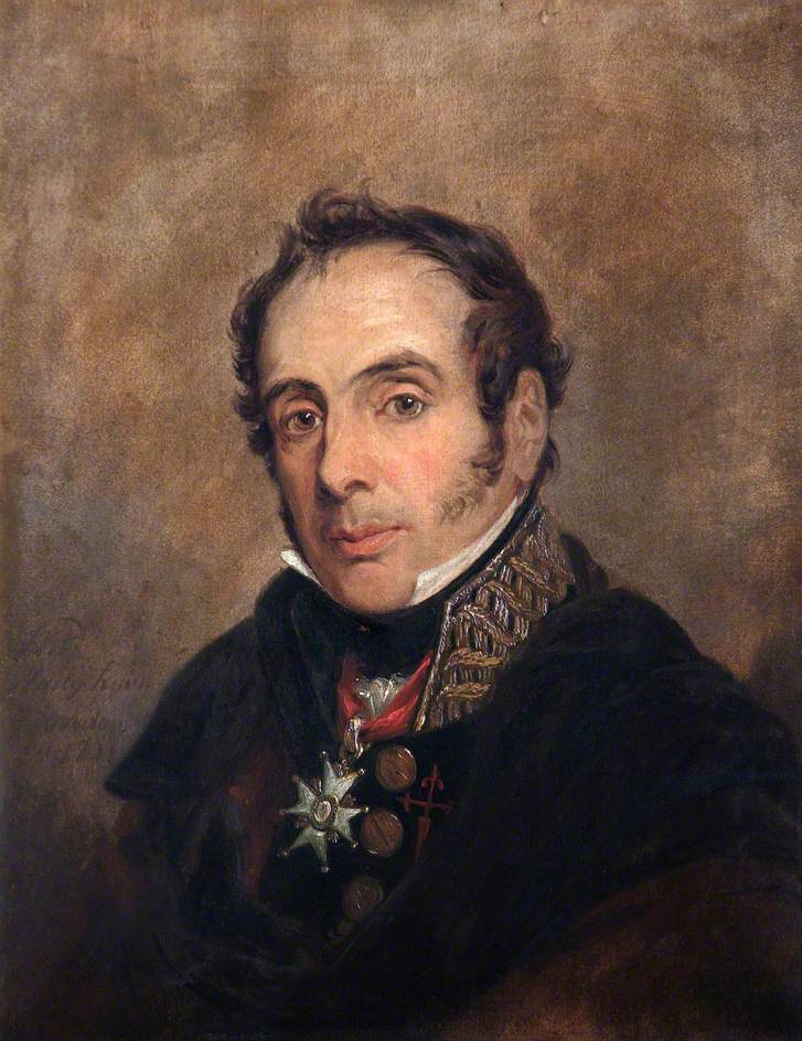 General Miguel Ricardo de Alava (1771–1843), vintage artwork by Jan Willem Pieneman, 12x8" (A4) Poster