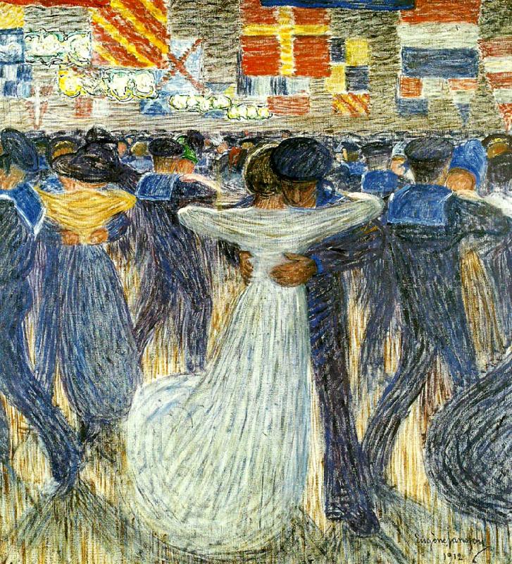 The Sailors' Ball by Eugene Jansson,A3(16x12")Poster