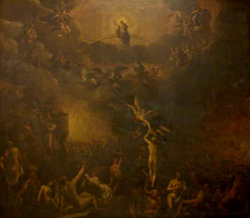 Day of Judgement, vintage artwork by Jan Havicksz. Steen, 12x8" (A4) Poster