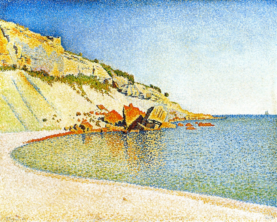 Cap Lombard, Cassis, Opus 196 by Paul Signac,A3(16x12")Poster