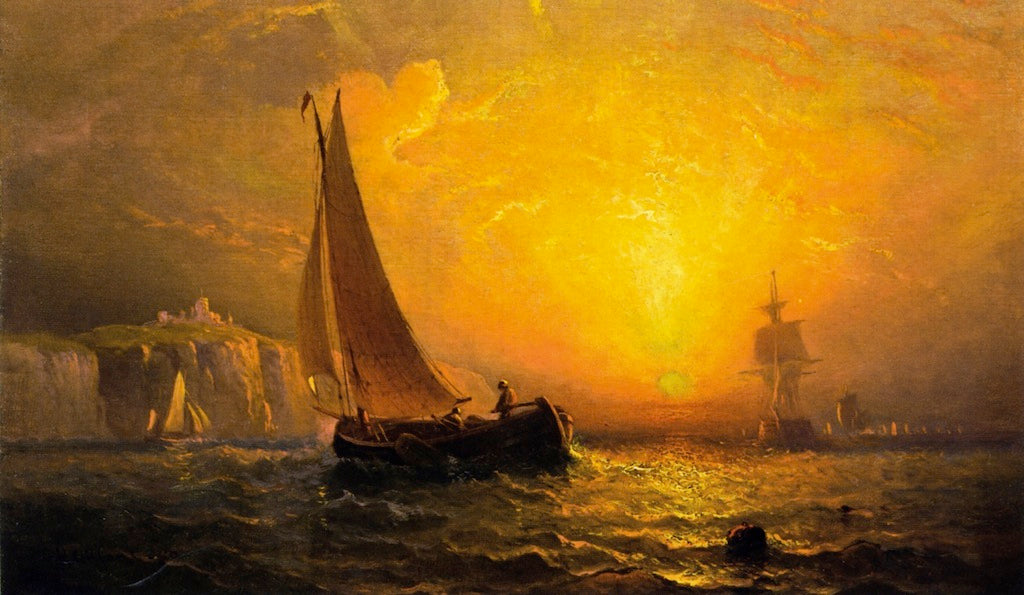 A Luminous Coast, vintage artwork by Charles Henry Gifford, 12x8" (A4) Poster