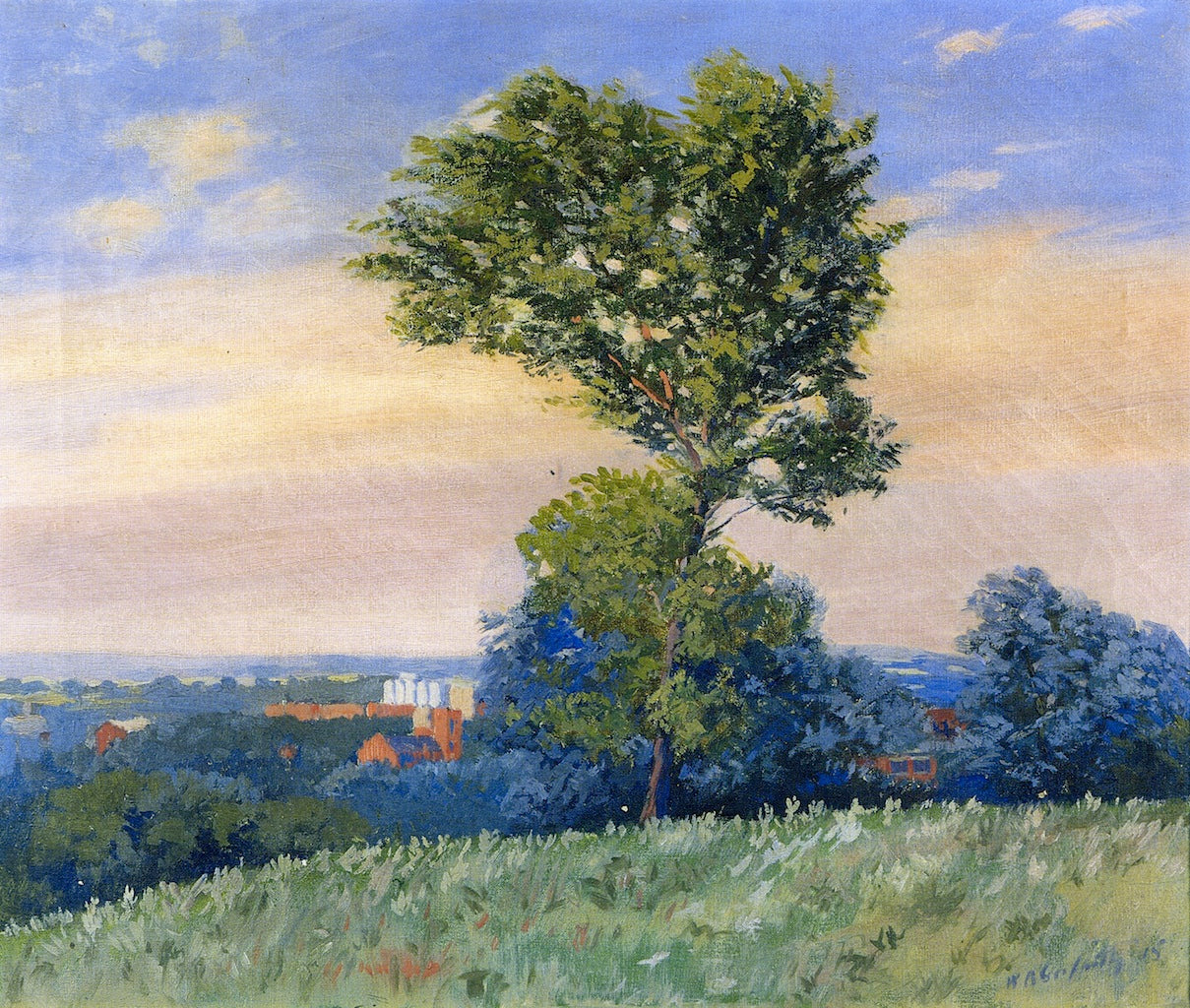 From the Hill, Lawrence by William Alexander Griffith,A3(16x12")Poster