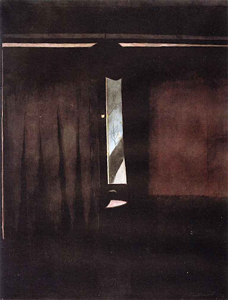 Interior by  a Ajar Window, vintage artwork by Leon Spilliaert, 12x8" (A4) Poster