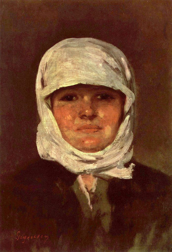 Catinca, vintage artwork by Nicolae Grigorescu, 12x8" (A4) Poster