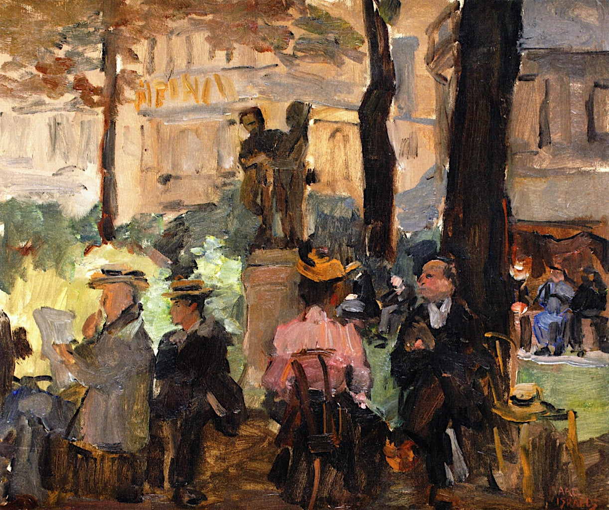 Luxembourg Gardens: A Summer's Day in Paris by Isaac Israels,A3(16x12")Poster