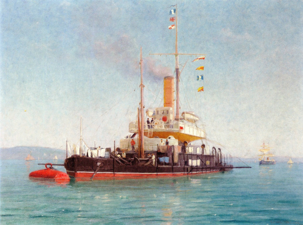 Going into Port by Lionel Walden,A3(16x12")Poster